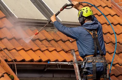 Démoussage et hydrofuge de toiture à Blanzat